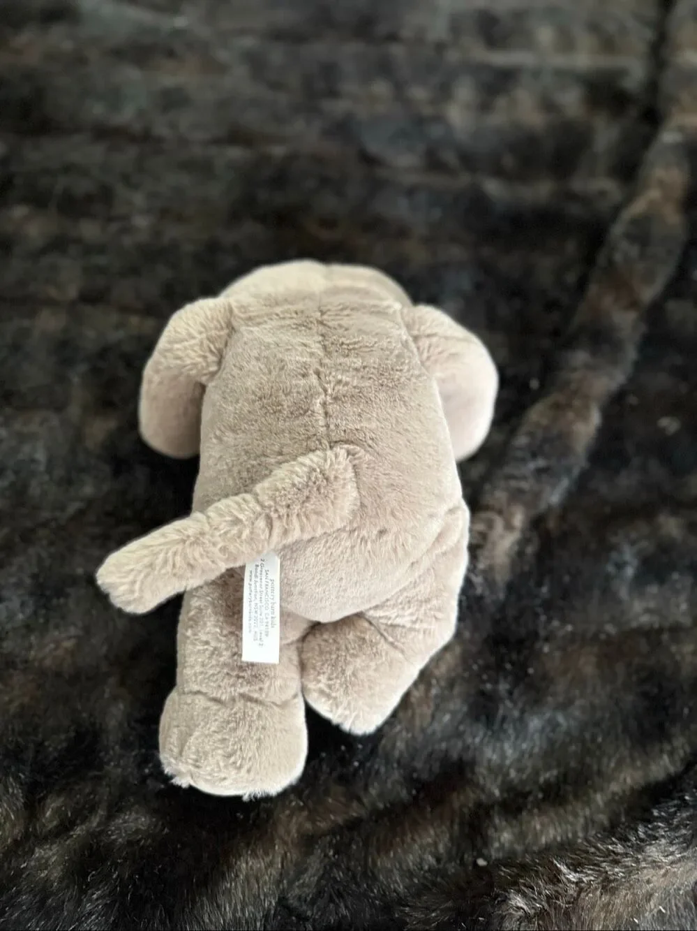 Pottery Barn Kids PBK Stone Monkey Plush Doll Floppy Weighted Hand and Feet